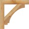Ekena Millwork Imperial Block Rough Sawn Bracket, Western Red Cedar, 4"W x 28"D x 28"H BKT04X28X28IMP05RWR - alternate 4